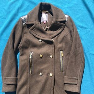 Vince Camuto Double Breasted Military Style Coat